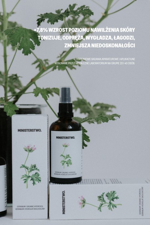 Geranium - hydrolat ekologiczny
