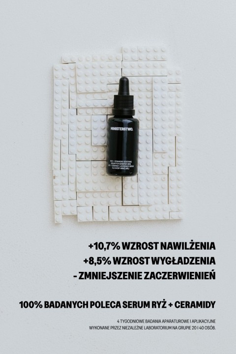 Ryż + ceramidy - łagodzące serum do twarzy