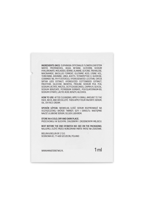 Probe: Zucker - wässriges Feuchtigkeitsserum