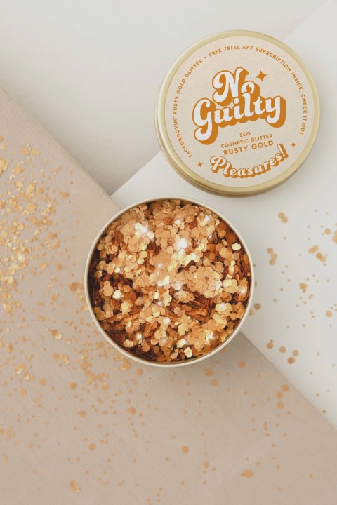 Bio brokat - Rusty Gold