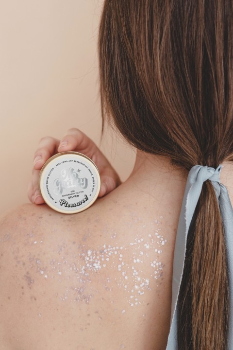 Bio brokat - Silver